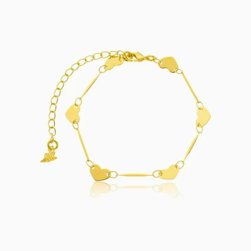 Pulseira Coração Liso
