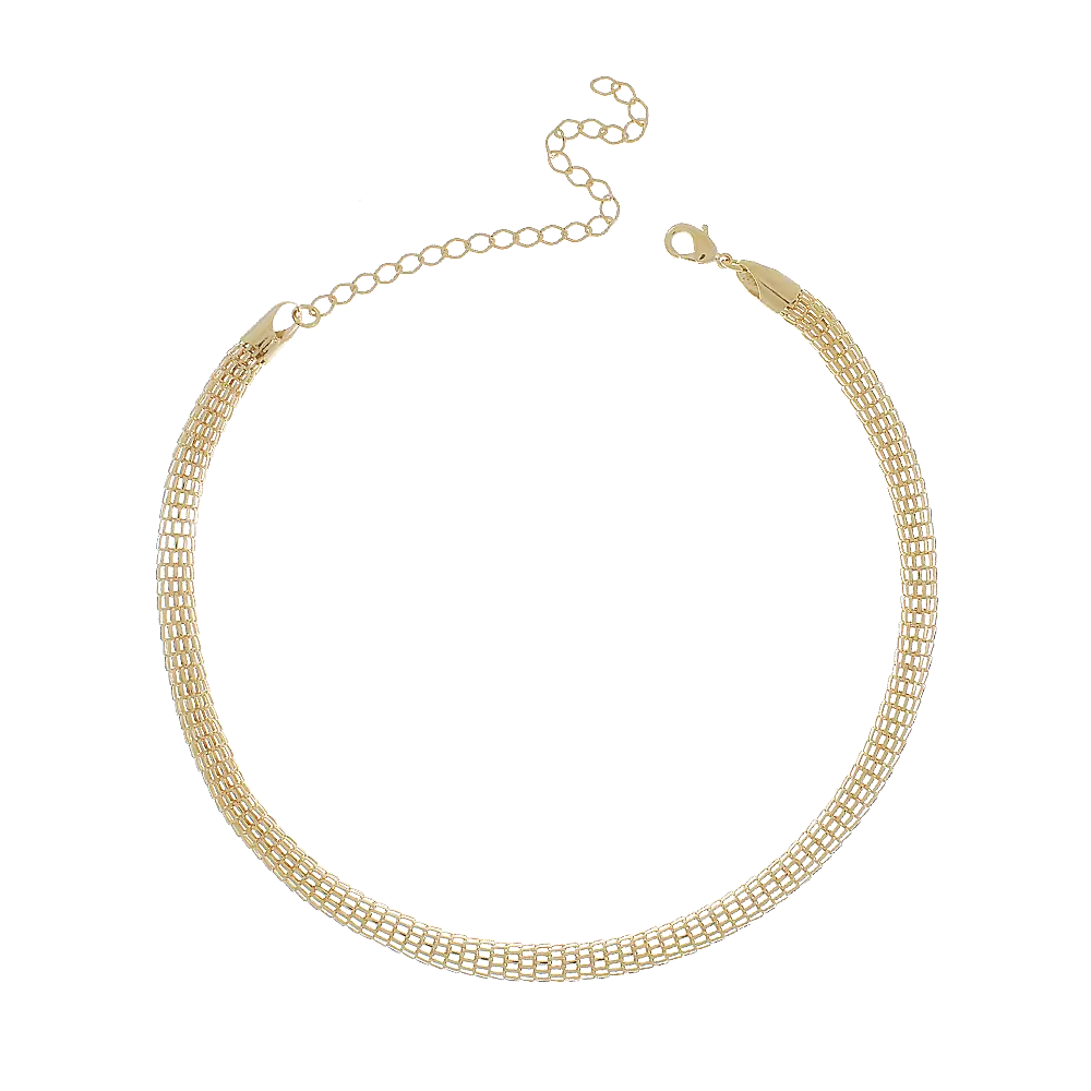 Colar Choker Snake tubo